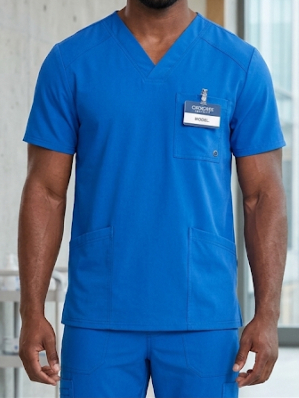 Cherokee Infinity Men's Small Scrub Top